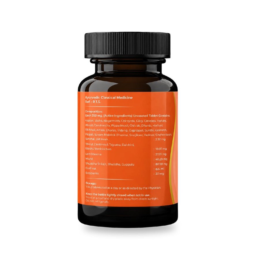 Chandraprabha Vati composition and dosage panel